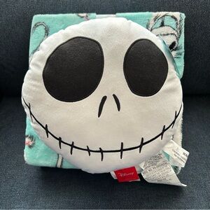 The nightmare before Christmas pillow and travel blanket new NWT